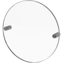 Round Floating Acrylic Wall Frame with Metal Standoffs